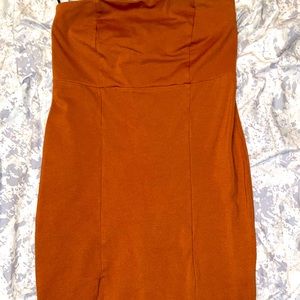 Rust Bodycon dress